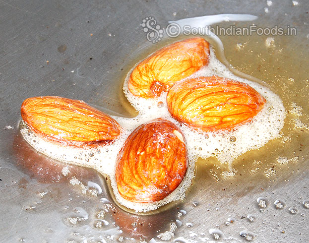Roast almonds