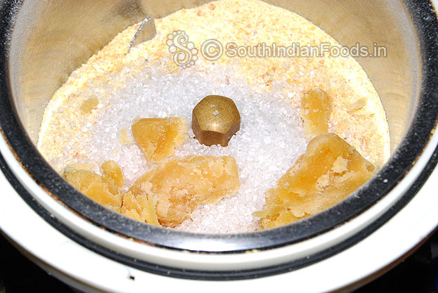 Add sugar & Jaggery