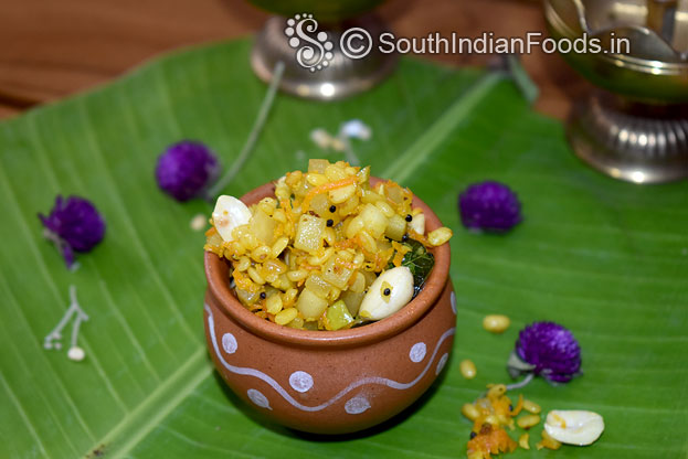 Moong dal kosambari for kids