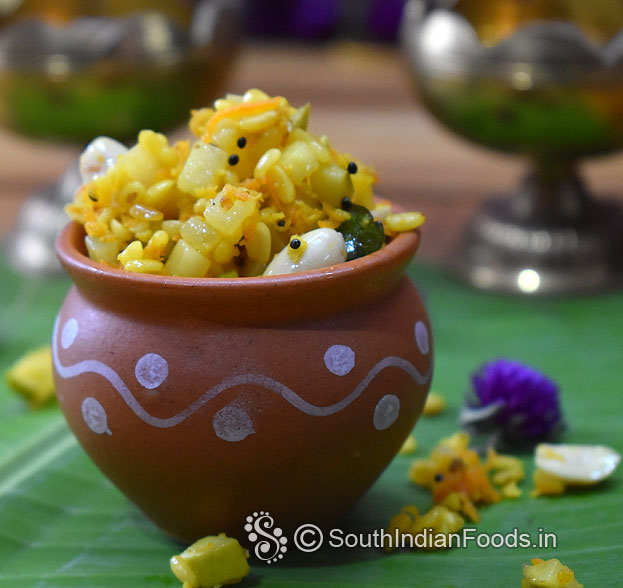 Mung bean kosambari