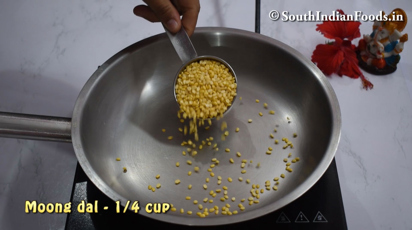 Moong dal modak