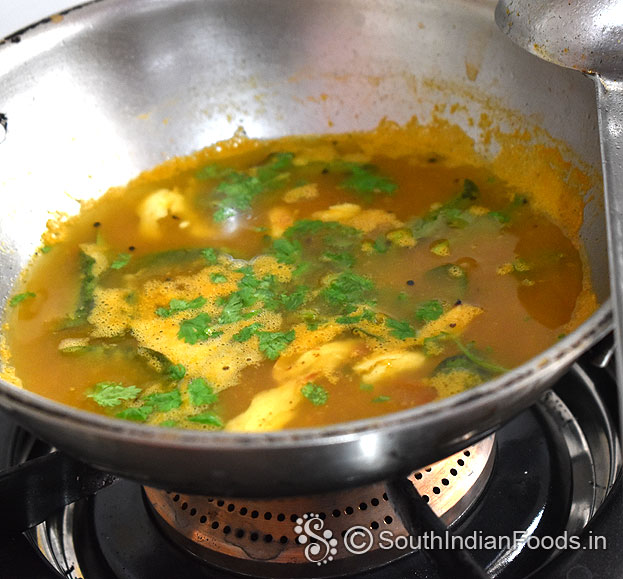 Add coriander leaves
