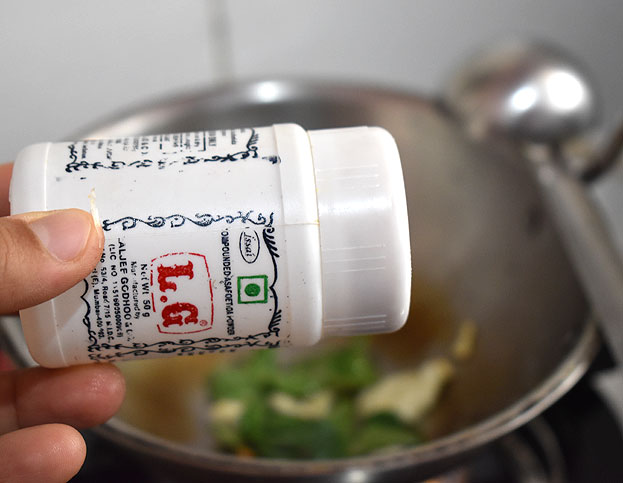 Add asafoetida