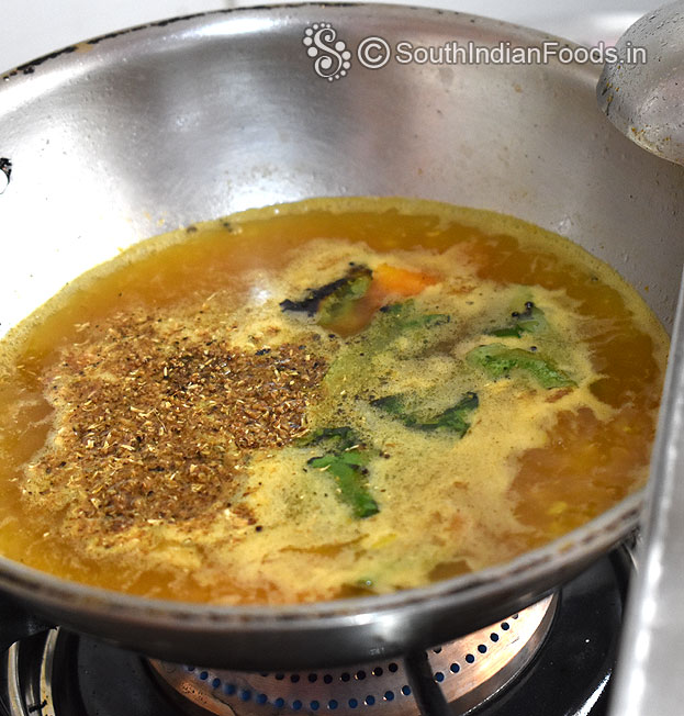 Mix well & let it boil