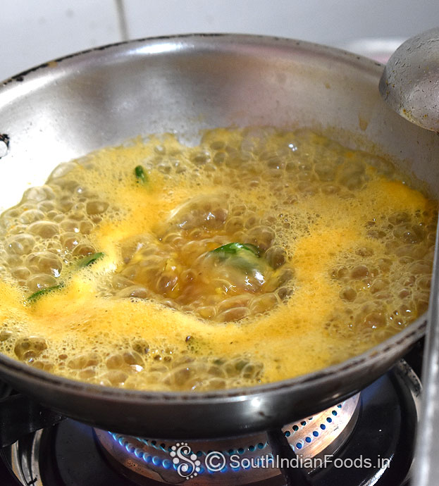 Now its ready, cut off heat