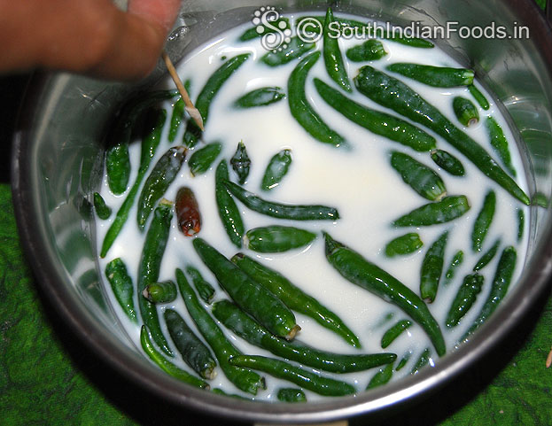 Mix well, soak it for overnight