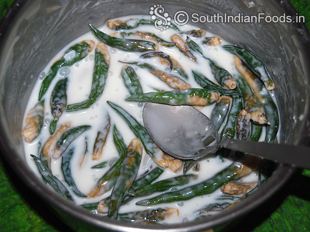 Mix well & Soak it overnight again