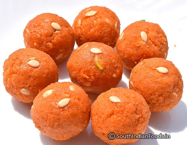 Instant motichur laddu