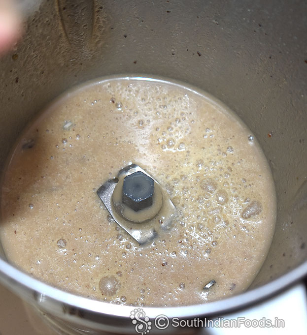 Blend till smooth and frothy