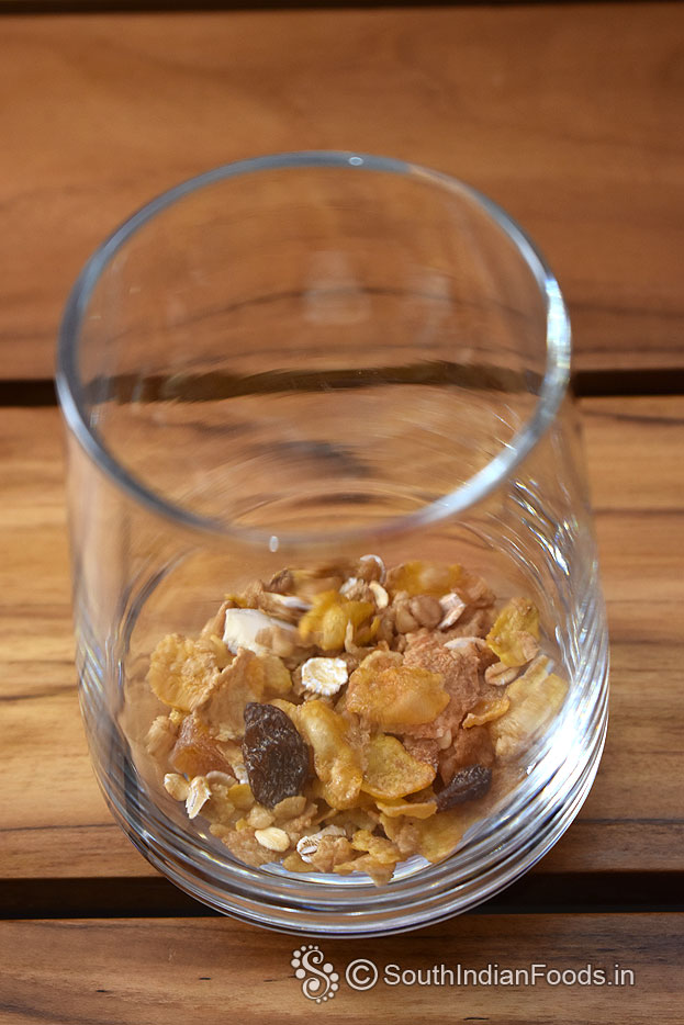 In a mixer jar add banana, dates, custard ice cream