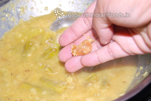 Add jaggery