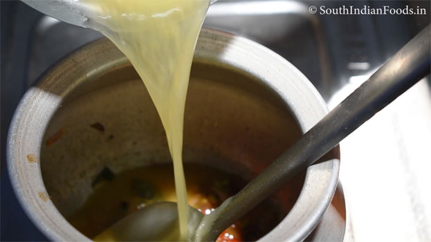 murungai poo sambar step 6