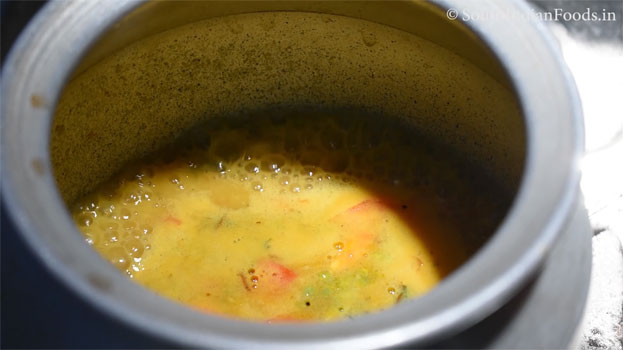 murungai poo sambar step 8