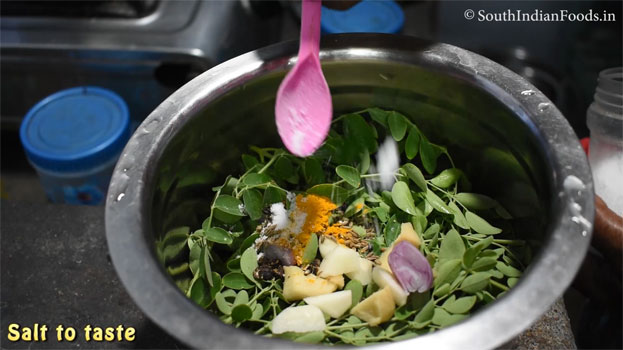 murungai keerai soup step 6