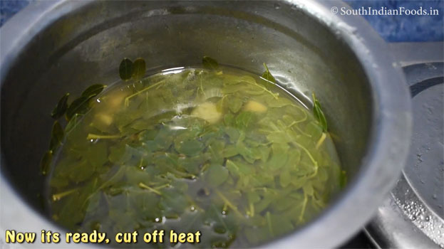 murungai keerai soup step 11