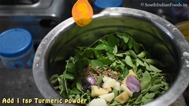 murungai keerai soup step 5