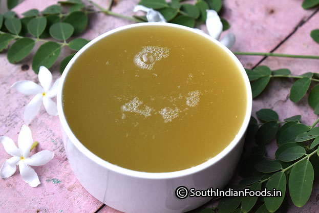 Thin simple murungai soup
