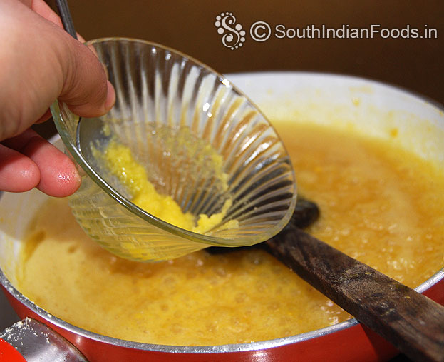 Add ghee stir well