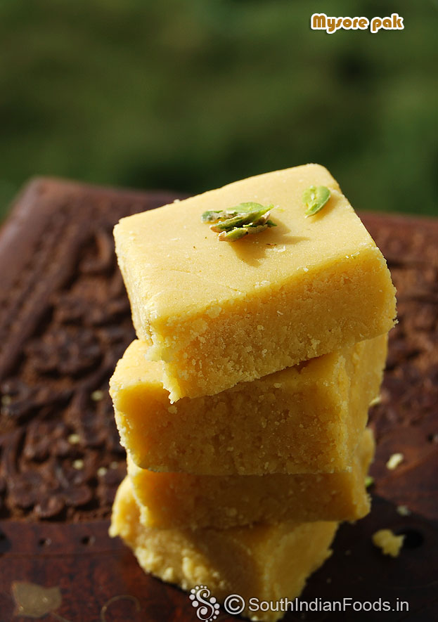 Gram flour burfi