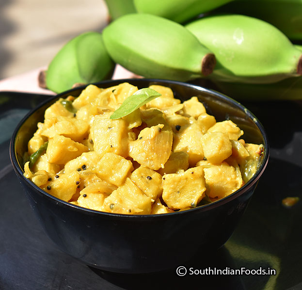 Naattu vazhakkai poriyal ready