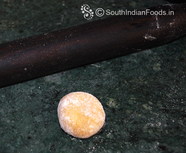 Divide the dough into equal size balls