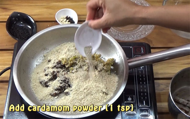 Add cardamom powder