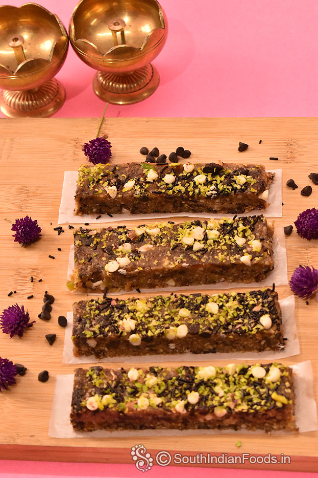 Homemade energy bars
