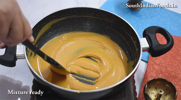 No consistency Mysorepak step 9