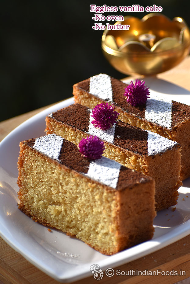 No oven spongy cake