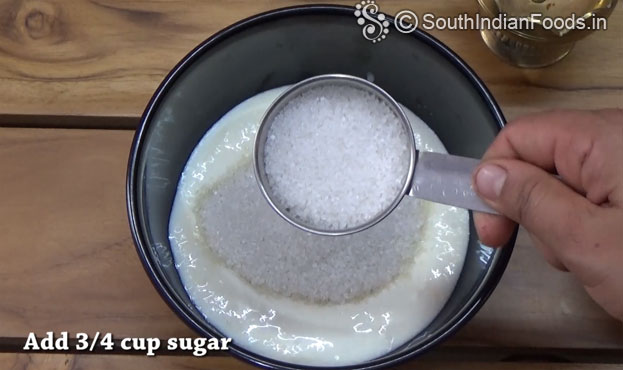 Add sugar