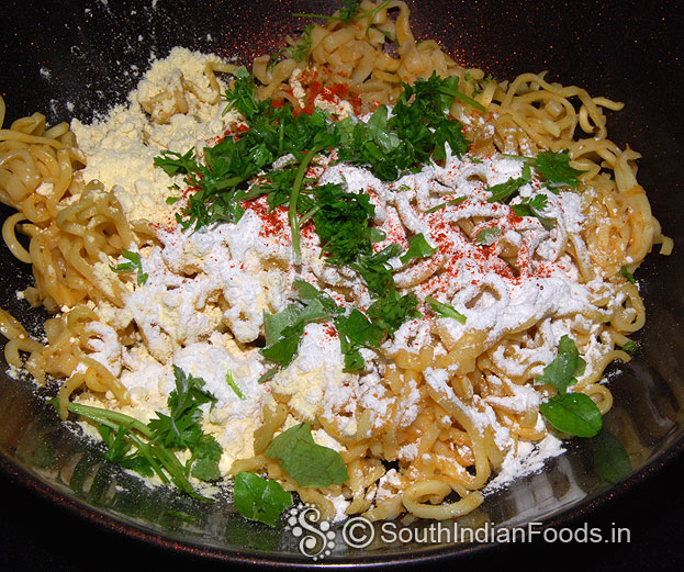 Add coriander leaves