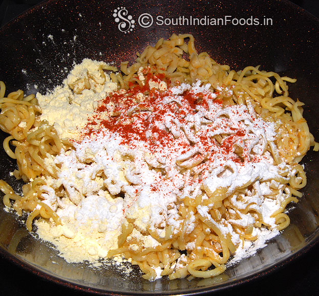 Add red chilli powder