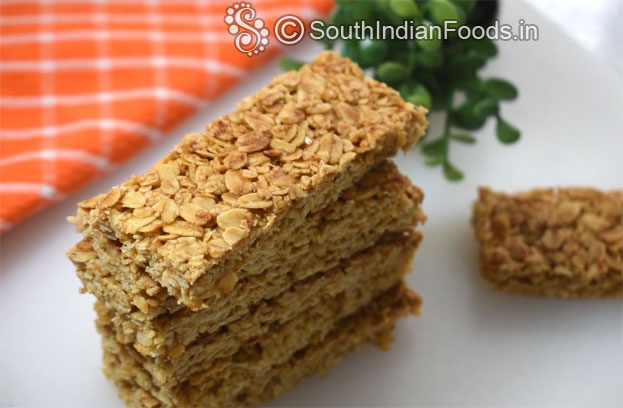 Oats honey energy bar