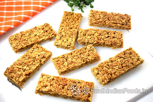 Oats honey energy bar
