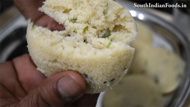 Rava Thatte idli recipe step 1