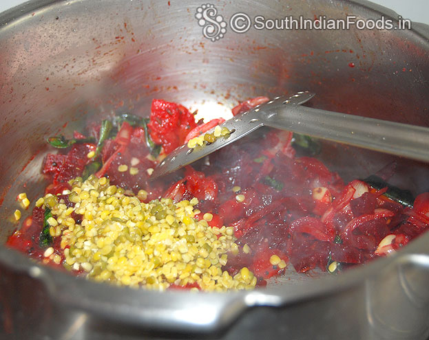Add moong dal