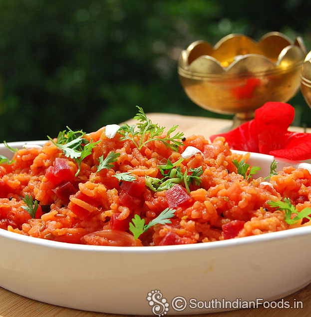 Serve hot with curd or pickle