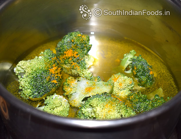 Add turmeric powder