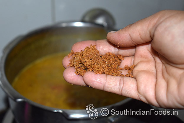 Add jaggery, let it boil for 3 min