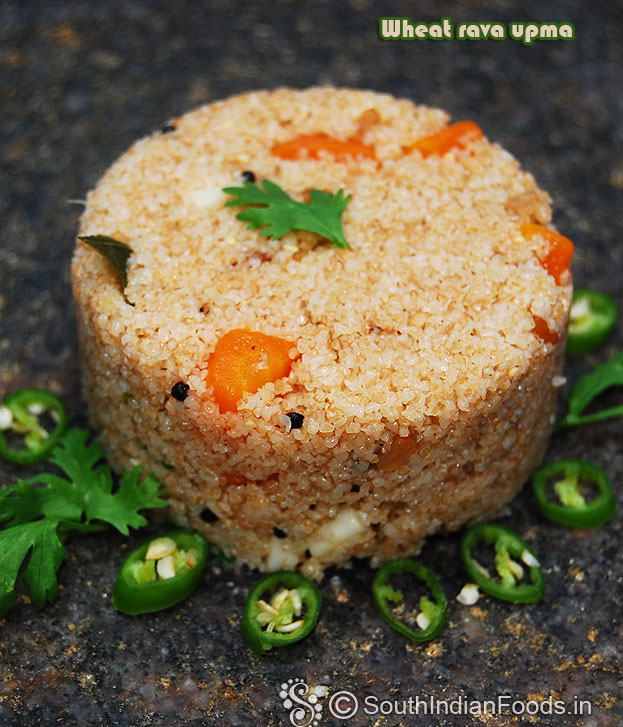 One pot pressure cooker upma
