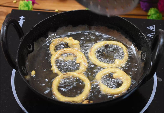 Deep fry till crisp and golden brown