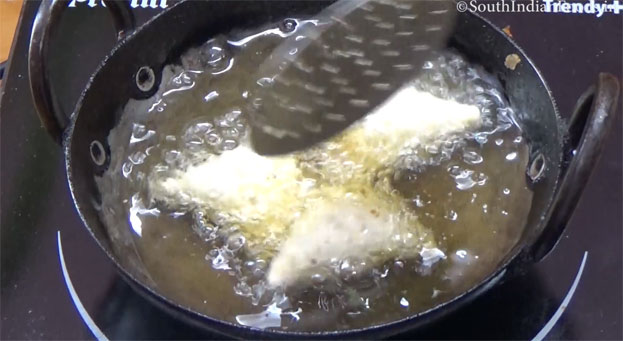 crispy onion samosa step 22