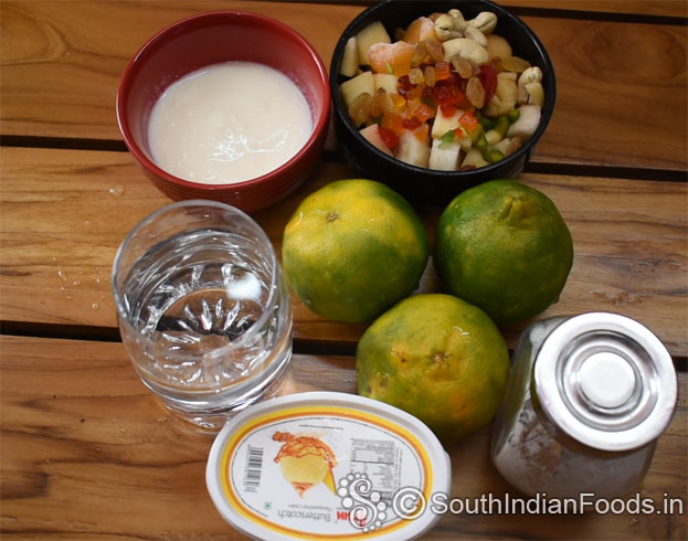 Orange lassi ingredients
