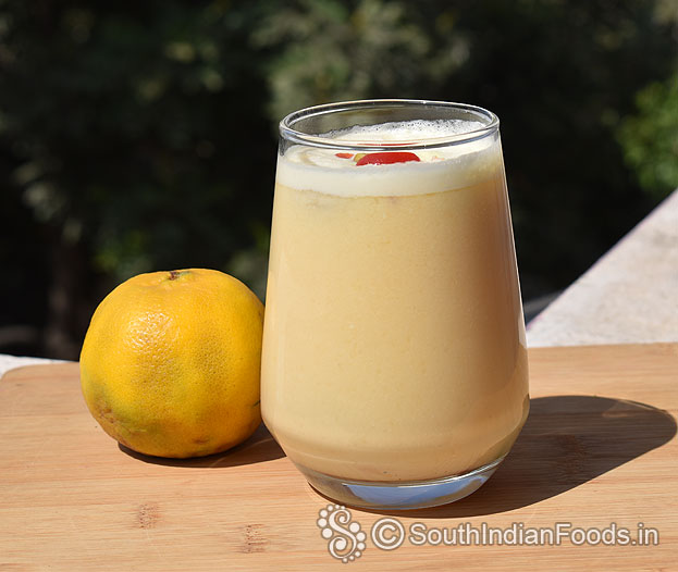Orange lassi