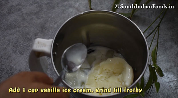 1 min Oreo milkshake step 6