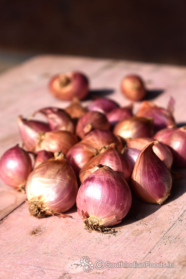 Organic sambar onion