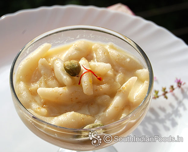 Pal kolukattai / rice flour sweet dumplings in milk