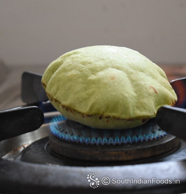 Palak Phulka step 18