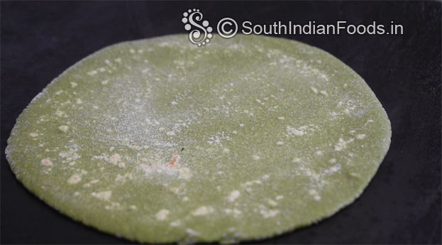 Palak Phulka step 12