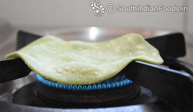 Palak Phulka step 13